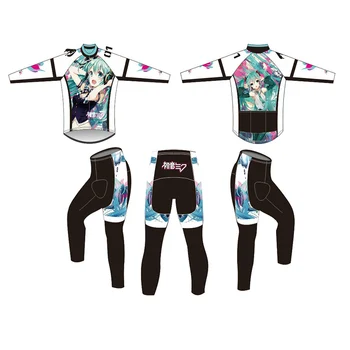 CUSROO Hatsune Miku LONG sets cycling jersey custom made Ropa Ciclismo short Outdoor cycling wear team Free Shipping customize
CUSROO Hatsune Miku LONG sets cycling jersey custom made Ropa Ciclismo short Outdoor cycling wear team Free Shipping customize