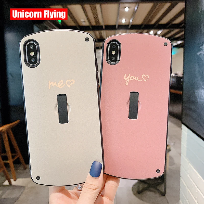 LinXiang Simple Couples ME YOU Plain Invisible Ring Stand Matte Phone Holder Case Cover For iphone 6 6s 7 8 Plus X XS Max XR
LinXiang Simple Couples ME YOU Plain Invisible Ring Stand Matte Phone Holder Case Cover For iphone 6 6s 7 8 Plus X XS Max XR