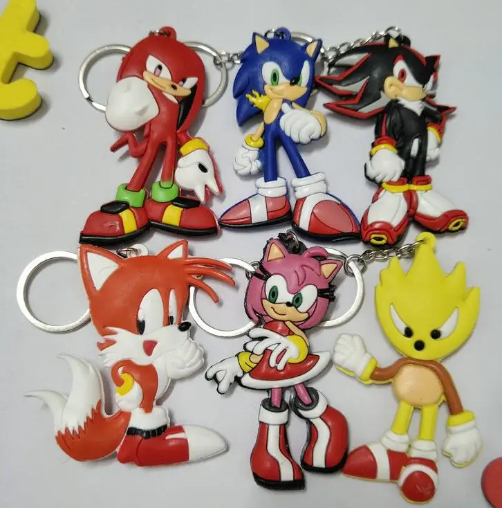 Sonic the Hedgehog PVC Parts & Accessories pendant ornament decoration unisex bag chain pendants key chain key ring
Sonic the Hedgehog PVC Parts & Accessories pendant ornament decoration unisex bag chain pendants key chain key ring