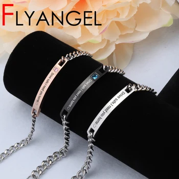 FLYANGEL Crystal Adjustable Bracelet Engraved Drive Safe I Need You Home High Quality Bracelet Gifts For Husband Boyfriend
FLYANGEL Crystal Adjustable Bracelet Engraved Drive Safe I Need You Home High Quality Bracelet Gifts For Husband Boyfriend