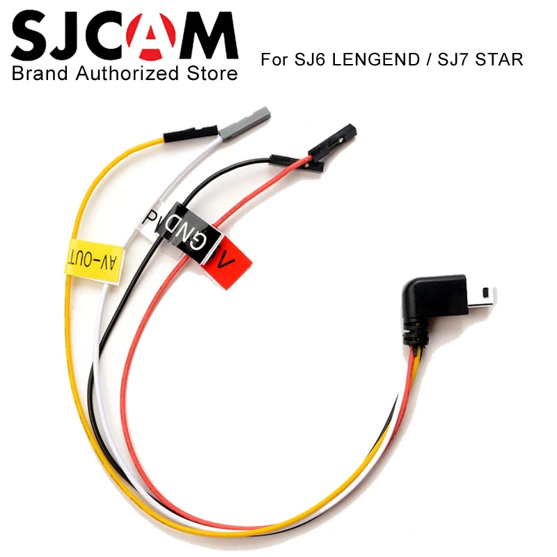 SJCAM Brand Mini USB AV Out Cable for SJCAM SJ6 Legend / SJ7 Star Sports Action Camera FPV Cable
SJCAM Brand Mini USB AV Out Cable for SJCAM SJ6 Legend / SJ7 Star Sports Action Camera FPV Cable