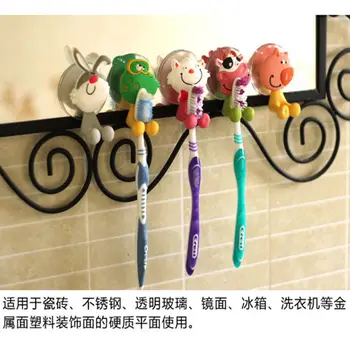 Creative Cartoon Kawaii Animals Pig Cow Cat Rabbit Kitten Frog Shape Cute Sucker Toothbrush Holder Bathroom Hook EC
Creative Cartoon Kawaii Animals Pig Cow Cat Rabbit Kitten Frog Shape Cute Sucker Toothbrush Holder Bathroom Hook EC