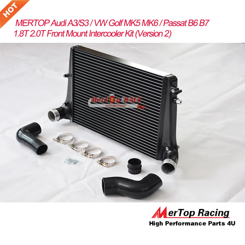 MERTOP RACE A3 S3 / VW Golf MK5 MK6 / Pas sat B6 B7 1.8T 2.0T Front Mount Intercooler Kit 2003-2014 Version2
MERTOP RACE A3 S3 / VW Golf MK5 MK6 / Pas sat B6 B7 1.8T 2.0T Front Mount Intercooler Kit 2003-2014 Version2