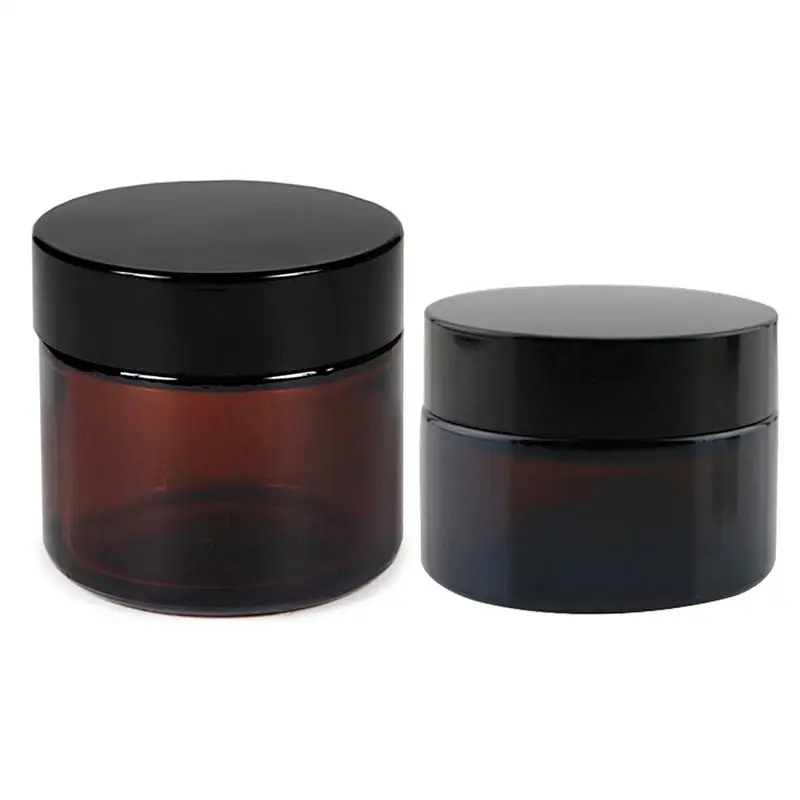 12Pcs 30g Empty Refillable Brown Glass Cosmetic Face Cream Lip Balm Storage Jars Container Pot with Liners and Screw Black Lid
12Pcs 30g Empty Refillable Brown Glass Cosmetic Face Cream Lip Balm Storage Jars Container Pot with Liners and Screw Black Lid