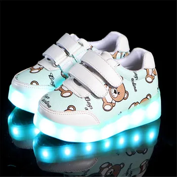 Xinfstreet Fashion luminous Sneakers Basket Kids Led Shoes With Lights up Baby Glowing Shoes For girls boys Size 22-30
Xinfstreet Fashion luminous Sneakers Basket Kids Led Shoes With Lights up Baby Glowing Shoes For girls boys Size 22-30