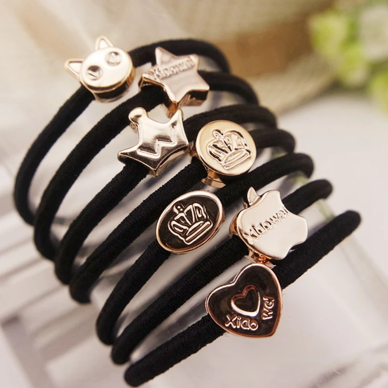 Fashion multi-style hair rope gold beads apple love heart hair ring bow star hair rope rubber band hair accessories
Fashion multi-style hair rope gold beads apple love heart hair ring bow star hair rope rubber band hair accessories