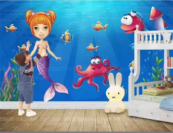 custom 3d photo wallpaper bed room mural mermaid undersea world photo kids room background wall non-woven wallpaper for wall 3d
custom 3d photo wallpaper bed room mural mermaid undersea world photo kids room background wall non-woven wallpaper for wall 3d