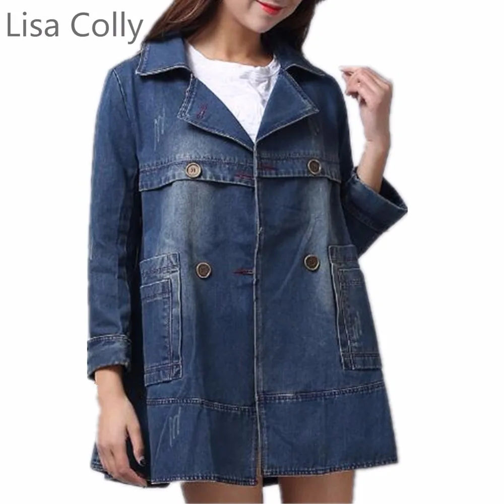 Lisa Colly Fashion New Autumn & Winter Women Denim Jacket Loose Long Sleeve Female Coats Jacket
Lisa Colly Fashion New Autumn & Winter Women Denim Jacket Loose Long Sleeve Female Coats Jacket