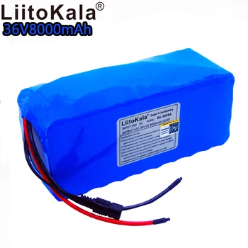 LiitoKala 36v8ah electric bicycle lithium ion battery 18650 42V 8000mAh battery pack bms 10S4P large capacity 500W overcurrent
LiitoKala 36v8ah electric bicycle lithium ion battery 18650 42V 8000mAh battery pack bms 10S4P large capacity 500W overcurrent