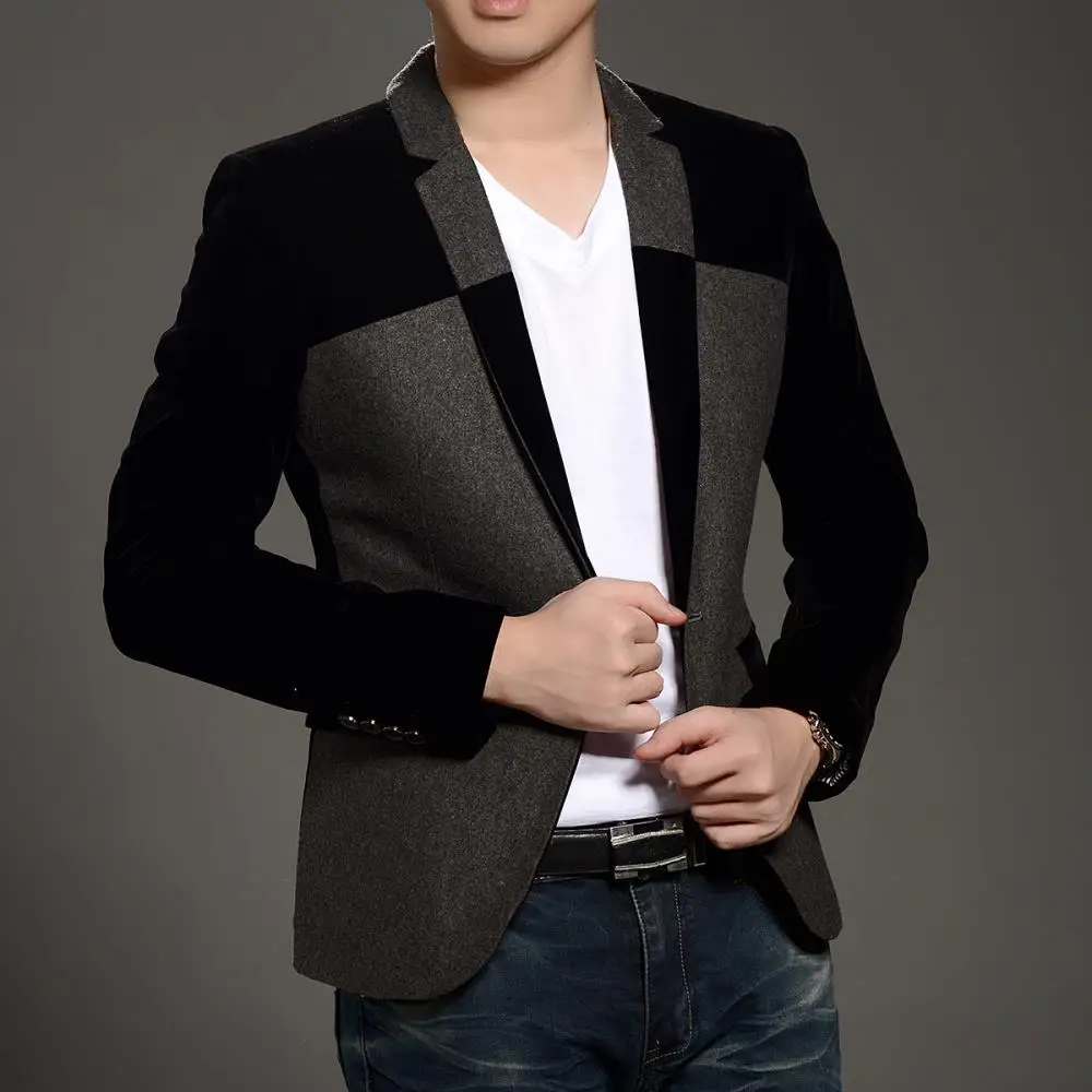 Mens new fashion formal jacket and blazer spring autumn winter coat slim fit melton red black blue male blaser Free shipping
Mens new fashion formal jacket and blazer spring autumn winter coat slim fit melton red black blue male blaser Free shipping