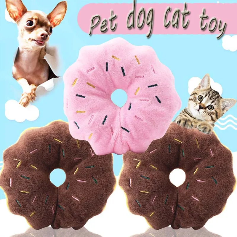 1pcs new pet dog toy donut toy cute pet dog cat chewing plush snoring toy donut toy pet accessories supplies
1pcs new pet dog toy donut toy cute pet dog cat chewing plush snoring toy donut toy pet accessories supplies