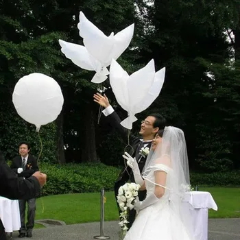100pcs Large Size Wedding Party decoration white dove balloon orbs peace bird balloon pigeons marriage Graduation helium balloon
100pcs Large Size Wedding Party decoration white dove balloon orbs peace bird balloon pigeons marriage Graduation helium balloon