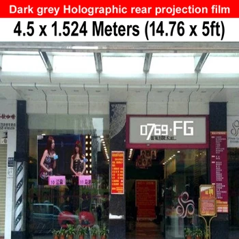 (On sale!) 1.524mx4.5m Holographic self adhesive rear projection screen film,Grey, easy install ultra-light ---Free shipping
(On sale!) 1.524mx4.5m Holographic self adhesive rear projection screen film,Grey, easy install ultra-light ---Free shipping