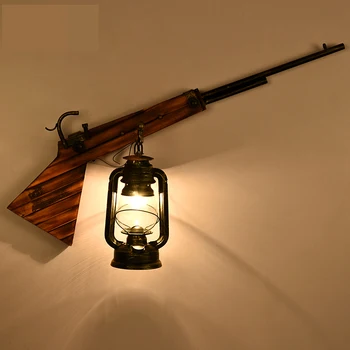 Rural Concise Rifle Wall Lamp Originality Bedside A Living Room Aisle Decoration Northern Europe Art Lamp wl32937
Rural Concise Rifle Wall Lamp Originality Bedside A Living Room Aisle Decoration Northern Europe Art Lamp wl32937