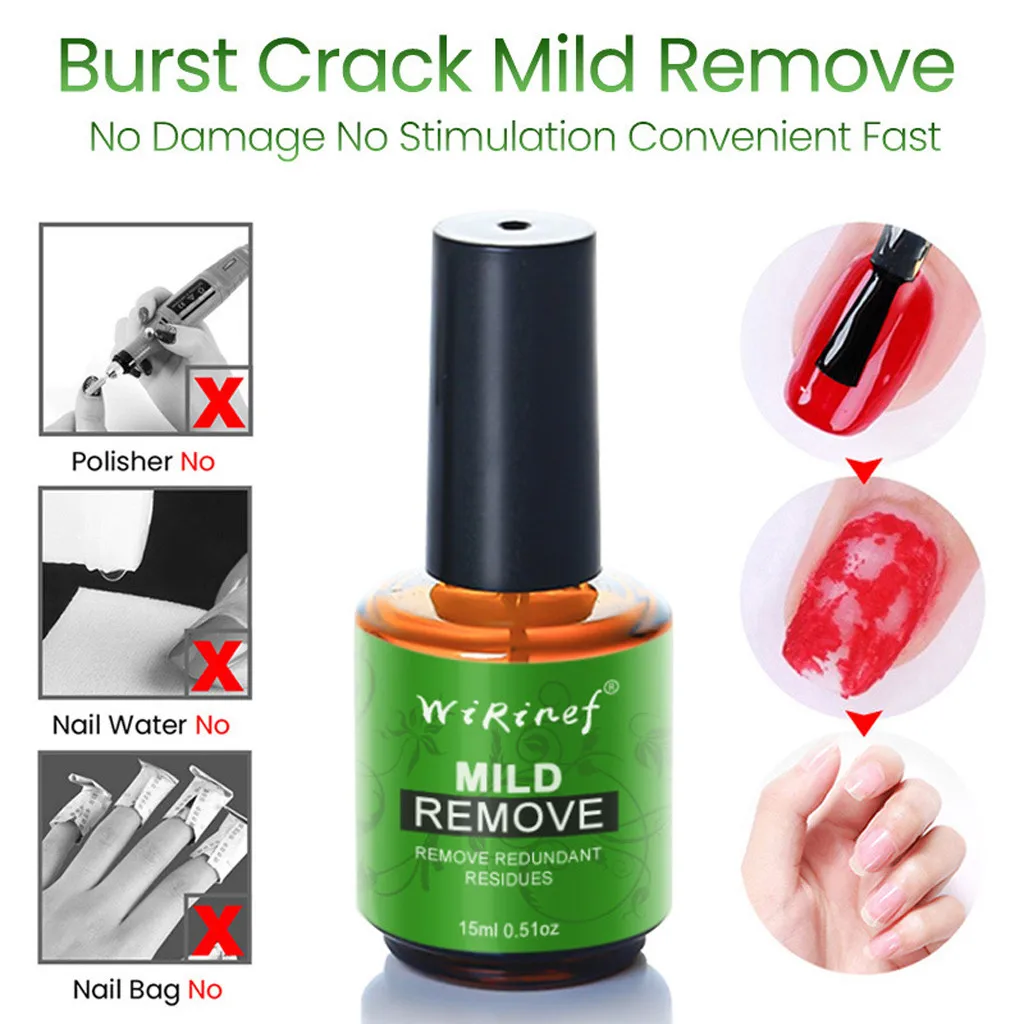 15ML Nail Gel Polish Summer Icy Romove Nail Polish Burst Crack Mild Remove Magic Remover Soak Off UV LED Beauty Nail Art Cleaner
15ML Nail Gel Polish Summer Icy Romove Nail Polish Burst Crack Mild Remove Magic Remover Soak Off UV LED Beauty Nail Art Cleaner
