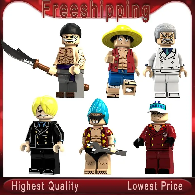 Luffy Sanji Robin Roronoa Zoro Borsalino Nami One Piece Anime Sea Adventure Building Blocks Gifts XP056-061
Luffy Sanji Robin Roronoa Zoro Borsalino Nami One Piece Anime Sea Adventure Building Blocks Gifts XP056-061
