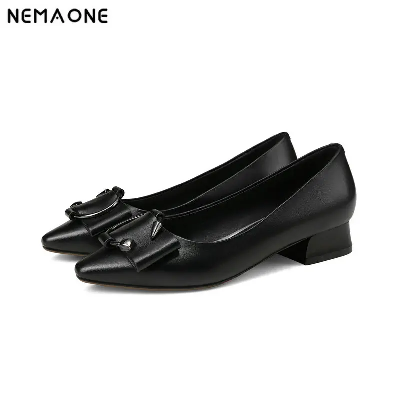 NEMAONE Women's Basic Low Heels Pumps cow leather Slip On Female Low Heels Shoes Ladies Shoes woman zapatos mujer 
NEMAONE Women's Basic Low Heels Pumps cow leather Slip On Female Low Heels Shoes Ladies Shoes woman zapatos mujer