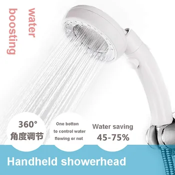 360 Rotatable Switch Design ABS Plastic Shower head Watersaving Handhold Shower Head Pressure Boost Shower Sprayer Duchas Para
360 Rotatable Switch Design ABS Plastic Shower head Watersaving Handhold Shower Head Pressure Boost Shower Sprayer Duchas Para