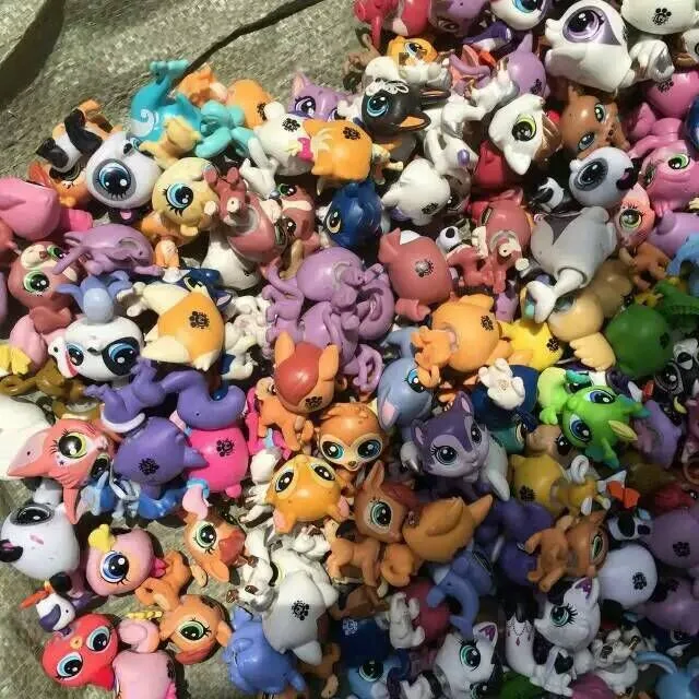 1 шт. Littlest Pet Shop куклы игрушки Фигурки ПВХ Дети различные стили игрушка цифры для