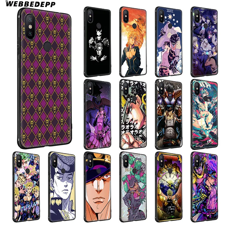 WEBBEDEPP JoJo's Bizarre Anime Soft Silicone Case for Xiaomi Redmi Note 7 6 6A 5 4 4X 4A 5 S2 Plus Pro Lite for Redmi Go
WEBBEDEPP JoJo's Bizarre Anime Soft Silicone Case for Xiaomi Redmi Note 7 6 6A 5 4 4X 4A 5 S2 Plus Pro Lite for Redmi Go