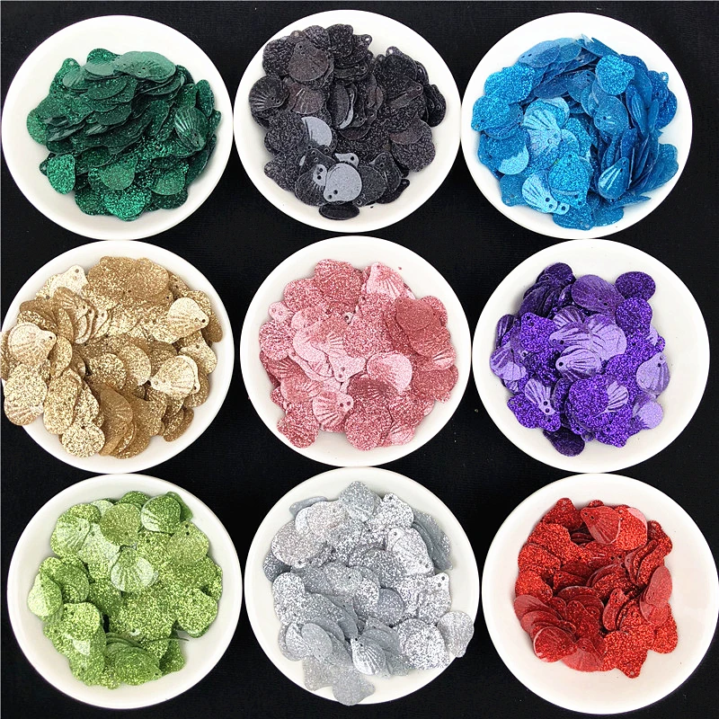 200Pcs/Pack 13mm Glitter Shell Shape PVC Loose Sequins Paillettes Sewing Embellishment Findings Wedding Craft, DIY Accessories
200Pcs/Pack 13mm Glitter Shell Shape PVC Loose Sequins Paillettes Sewing Embellishment Findings Wedding Craft, DIY Accessories