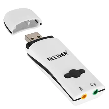 Neewer NW-U30 USB External Stereo Sound Adapter for PC Laptop Recording,Compatible with Windows XP Vista 7 8 8.1 10 Mac OS
Neewer NW-U30 USB External Stereo Sound Adapter for PC Laptop Recording,Compatible with Windows XP Vista 7 8 8.1 10 Mac OS