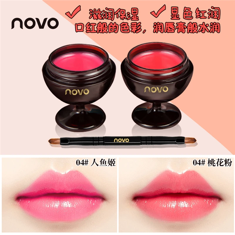 Novo Brand 2pcs/lot Red Wine Lipstick Cream Double Lip Brush Set Nutritious Batom Waterproof Lip Stick Moisturizer Makeup
Novo Brand 2pcs/lot Red Wine Lipstick Cream Double Lip Brush Set Nutritious Batom Waterproof Lip Stick Moisturizer Makeup