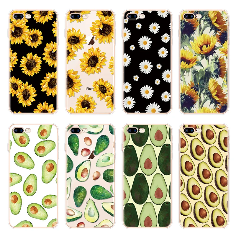 Cute Daisy Sunflower Floral Soft Avocado Phone Case Fundas For iPhone X 7 Plus 8 4 4S 5 5S SE 5C 6 6S XS MAX XR 11 Pro Max Case
Cute Daisy Sunflower Floral Soft Avocado Phone Case Fundas For iPhone X 7 Plus 8 4 4S 5 5S SE 5C 6 6S XS MAX XR 11 Pro Max Case