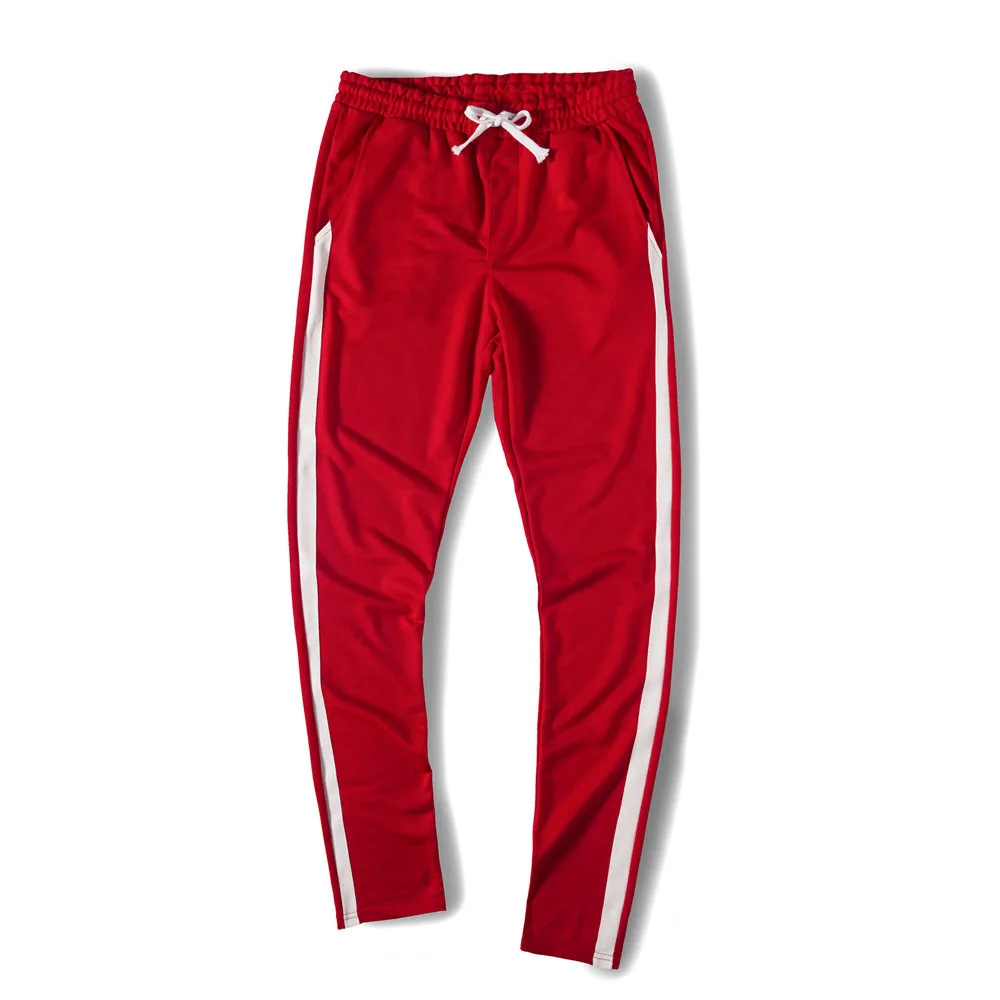 2019. Men's Slim Side White Strip Loose Recreational Sports Pants Mid-waist Recreational Pants
2019. Men's Slim Side White Strip Loose Recreational Sports Pants Mid-waist Recreational Pants