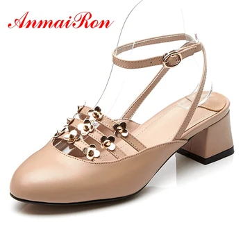 ANMAIRON 2020 Spring Autumn Nude Women Ankle Strap Pumps Size 34-39 Metal Flowers Middle Heels Shoes Woman Slingback Sweet CR219
ANMAIRON 2020 Spring Autumn Nude Women Ankle Strap Pumps Size 34-39 Metal Flowers Middle Heels Shoes Woman Slingback Sweet CR219