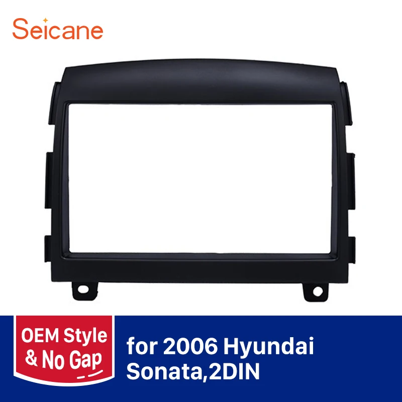 Seicane refitting Frame Panel 2 Din Car Radio Fascia Trim Kit for 2006 HYUNDAI SONATA 173*98mm Stereo Panel in Dash
Seicane refitting Frame Panel 2 Din Car Radio Fascia Trim Kit for 2006 HYUNDAI SONATA 173*98mm Stereo Panel in Dash