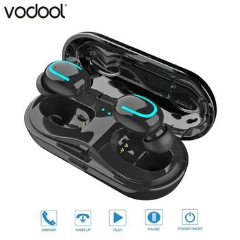 VODOOL Q13 Mini TWS Wireless Bluetooth Earphone True Wireless Stereo In-ear Earbuds Bluetooth Headset With Mic Charger Case Box
VODOOL Q13 Mini TWS Wireless Bluetooth Earphone True Wireless Stereo In-ear Earbuds Bluetooth Headset With Mic Charger Case Box