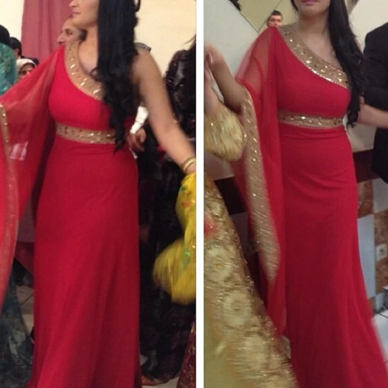 Custom Made One Long Sleeve Red Prom India Saree With Gold Belt New Arrive Arabic Evening Gowns mother of the bride Dresses
Custom Made One Long Sleeve Red Prom India Saree With Gold Belt New Arrive Arabic Evening Gowns mother of the bride Dresses