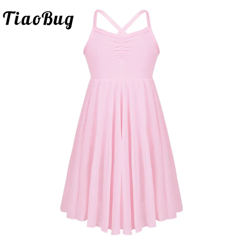 TiaoBug Girls Spaghetti Straps Chiffon Ballet Tutu Dress Gymnastics Leotard Dress Kids Stage Contemporary Lyrical Dance Costumes
TiaoBug Girls Spaghetti Straps Chiffon Ballet Tutu Dress Gymnastics Leotard Dress Kids Stage Contemporary Lyrical Dance Costumes