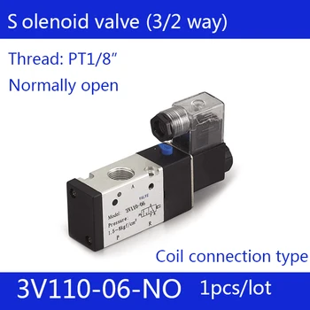 3V110-06-NO solenoid Air Valve 3Port 2 Position 1/8" Solenoid Air Valve Single Coil Led Light NO Normal open Voltage Optional
3V110-06-NO solenoid Air Valve 3Port 2 Position 1/8" Solenoid Air Valve Single Coil Led Light NO Normal open Voltage Optional