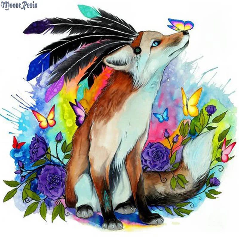 MOONCRESIN 5D Diamond Mosaic Fox With Feathers Pattern Sticker Full Square Diamond Embroidery Flower Diy Diamond Painting Stitch
MOONCRESIN 5D Diamond Mosaic Fox With Feathers Pattern Sticker Full Square Diamond Embroidery Flower Diy Diamond Painting Stitch