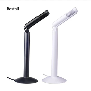 Bestall Pro Wired Stand Mini condenser microphone 3.5mm plug for Computer PC Desktop Notebook
Bestall Pro Wired Stand Mini condenser microphone 3.5mm plug for Computer PC Desktop Notebook