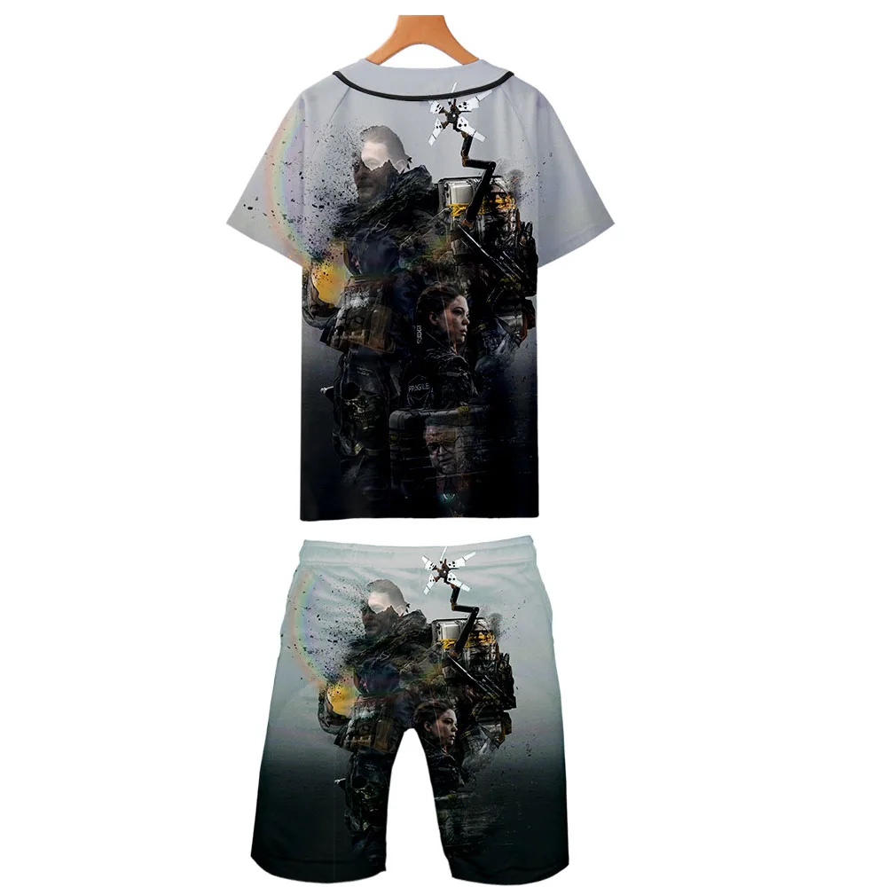 Death Stranding 3D Men Baseball Tshirt Shorts Two Piece Set Summer Homme Streetwear Clothing Tracksuit Clothes Wear Sports Suit
Death Stranding 3D Men Baseball Tshirt Shorts Two Piece Set Summer Homme Streetwear Clothing Tracksuit Clothes Wear Sports Suit
