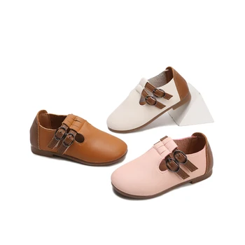 Girls Single Shoes 2019 Spring New Princess Leather Shoes Korean Fashion Kids Casual Peas shoes Soft bottom Wild Student Shoes
Girls Single Shoes 2019 Spring New Princess Leather Shoes Korean Fashion Kids Casual Peas shoes Soft bottom Wild Student Shoes