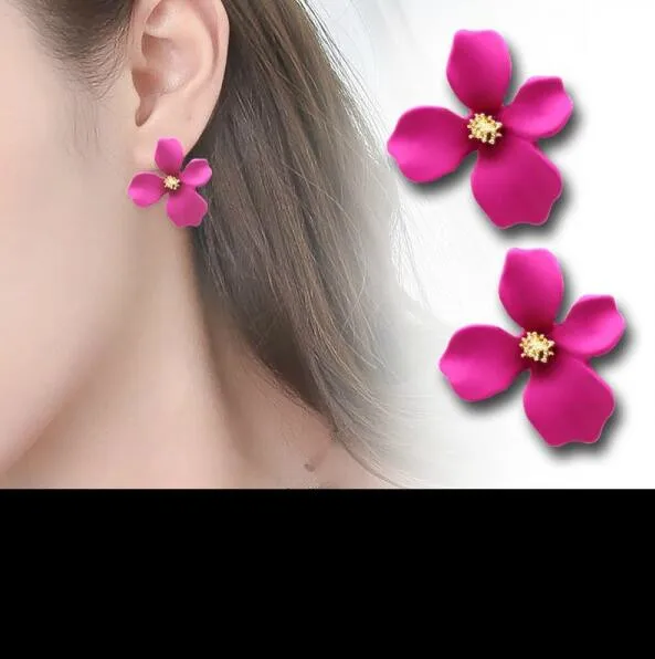 ex901 Wedding party gift fashion simple sweet alloy flower flower petal earrings female jewelry accessories
ex901 Wedding party gift fashion simple sweet alloy flower flower petal earrings female jewelry accessories