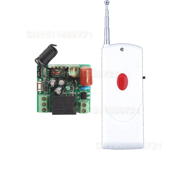 220V 1CH 500M Receiver&Transmitter RF Wireless Remote Control Switch Interruptor 10A Light Lamp LED SMD
220V 1CH 500M Receiver&Transmitter RF Wireless Remote Control Switch Interruptor 10A Light Lamp LED SMD