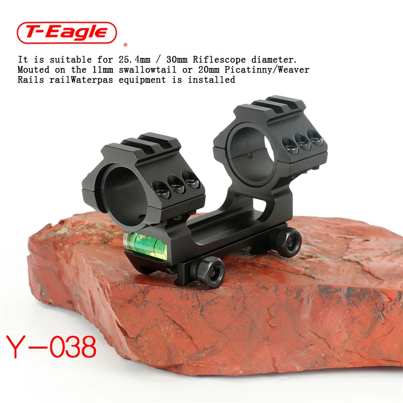Tactical Y038 Aluminum Scope Mount Ring 25.4mm 30mm with Spirit Bubble Level Suit 11mm/20mm Picatinny Weaver Rail for Hunting
Tactical Y038 Aluminum Scope Mount Ring 25.4mm 30mm with Spirit Bubble Level Suit 11mm/20mm Picatinny Weaver Rail for Hunting