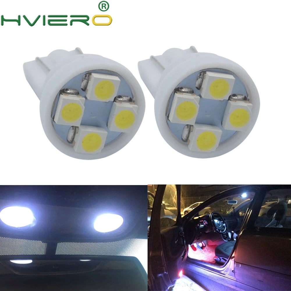 New White 10x T10 4smd 4 smd 4 Led 3528 1210 External Lights Wedge Tail Car Light Bulbs 4led 194 168 501 W5w DC 12v Wholesale
New White 10x T10 4smd 4 smd 4 Led 3528 1210 External Lights Wedge Tail Car Light Bulbs 4led 194 168 501 W5w DC 12v Wholesale