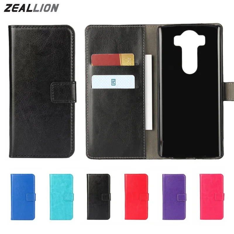 

ZEALLION For LG G2 G3 G4 G5 K7 K10 V10 V20 L70 L80 L90 F60 Spirit Leon C40 Case Holster Flip Crazy-Horse Leather Cover