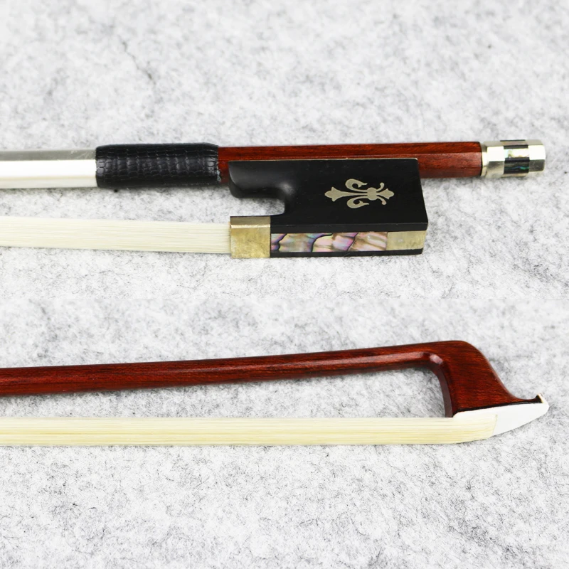 NEW 4/4 Size Hard Carbon Fiber Violin Bow Pernambuco Skin Natural Horsehair Ebony Frog Violin Parts Accessories
NEW 4/4 Size Hard Carbon Fiber Violin Bow Pernambuco Skin Natural Horsehair Ebony Frog Violin Parts Accessories