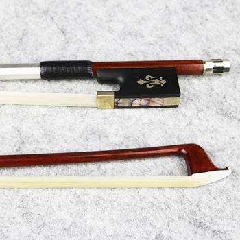 NEW 4/4 Size Hard Carbon Fiber Violin Bow Pernambuco Skin Natural Horsehair Ebony Frog Violin Parts Accessories
NEW 4/4 Size Hard Carbon Fiber Violin Bow Pernambuco Skin Natural Horsehair Ebony Frog Violin Parts Accessories