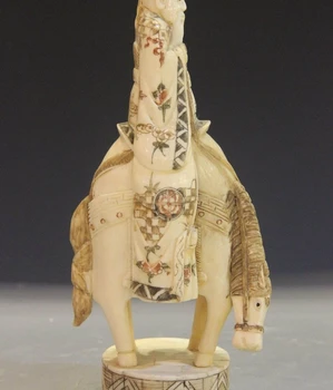 China Cattle Bone Painted Handmade Carved Old People Wise man Ride Horse Statue
China Cattle Bone Painted Handmade Carved Old People Wise man Ride Horse Statue