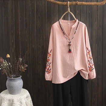 2019 New Spring Summer Women Long Solid Cotton Shirt Oversize Big Plus Size Full Sleeve Ladies Long Sleeve Embroidery Shirts
2019 New Spring Summer Women Long Solid Cotton Shirt Oversize Big Plus Size Full Sleeve Ladies Long Sleeve Embroidery Shirts
