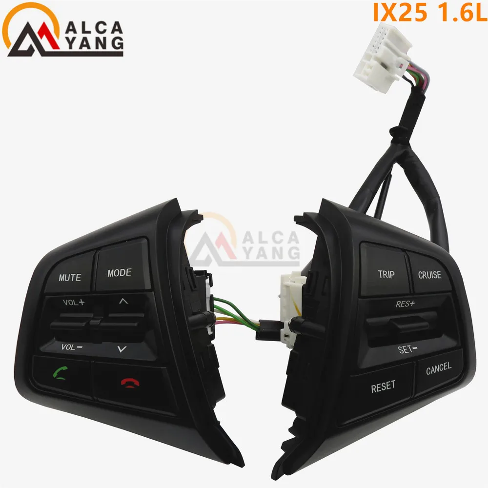 Malcayang For Hyundai ix25 (creta) 1.6L Steering Wheel Cruise Control Buttons Remote Control Volume Button
Malcayang For Hyundai ix25 (creta) 1.6L Steering Wheel Cruise Control Buttons Remote Control Volume Button
