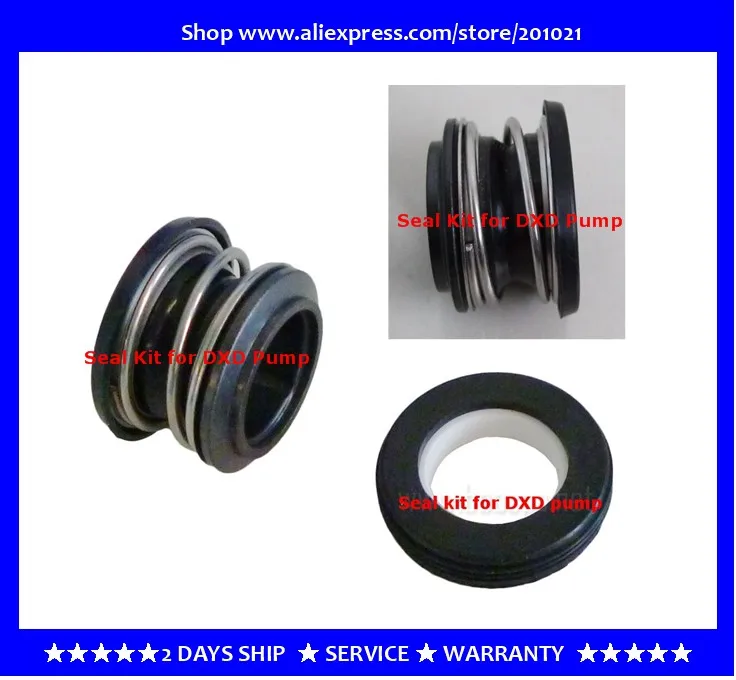 Mechanical seal kit fitting for pump DXD-1, DXD-2, DXD-8, DXD 'Marlow' DXD-310, DXD-312, DXD-315, DXD-320, DXD-330, DXD-340
Mechanical seal kit fitting for pump DXD-1, DXD-2, DXD-8, DXD 'Marlow' DXD-310, DXD-312, DXD-315, DXD-320, DXD-330, DXD-340